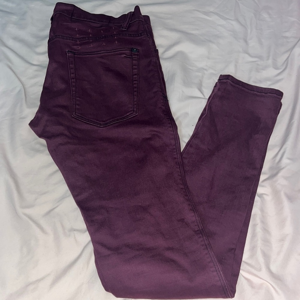 Burgundy Ksubi Jeans